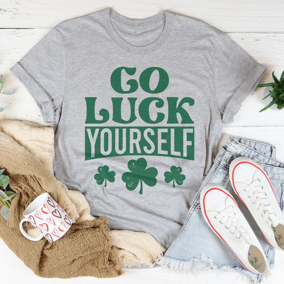 Go Luck Yourself Tee Athletic Heather / S Peachy Sunday T-Shirt