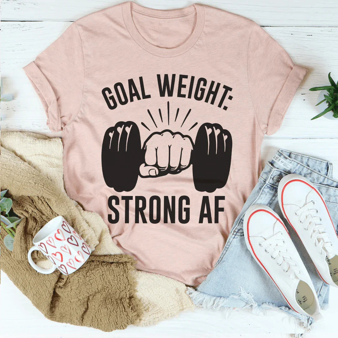 Goal Weight Tee Peachy Sunday T-Shirt
