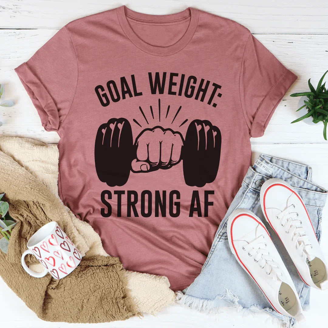 Goal Weight Tee Peachy Sunday T-Shirt