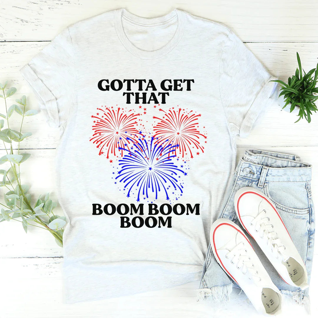 Gotta Get That Boom Boom Boom Tee Ash / S Peachy Sunday T-Shirt