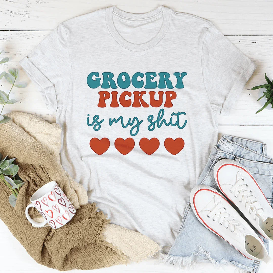 Grocery Pickup Tee Ash / S Peachy Sunday T-Shirt