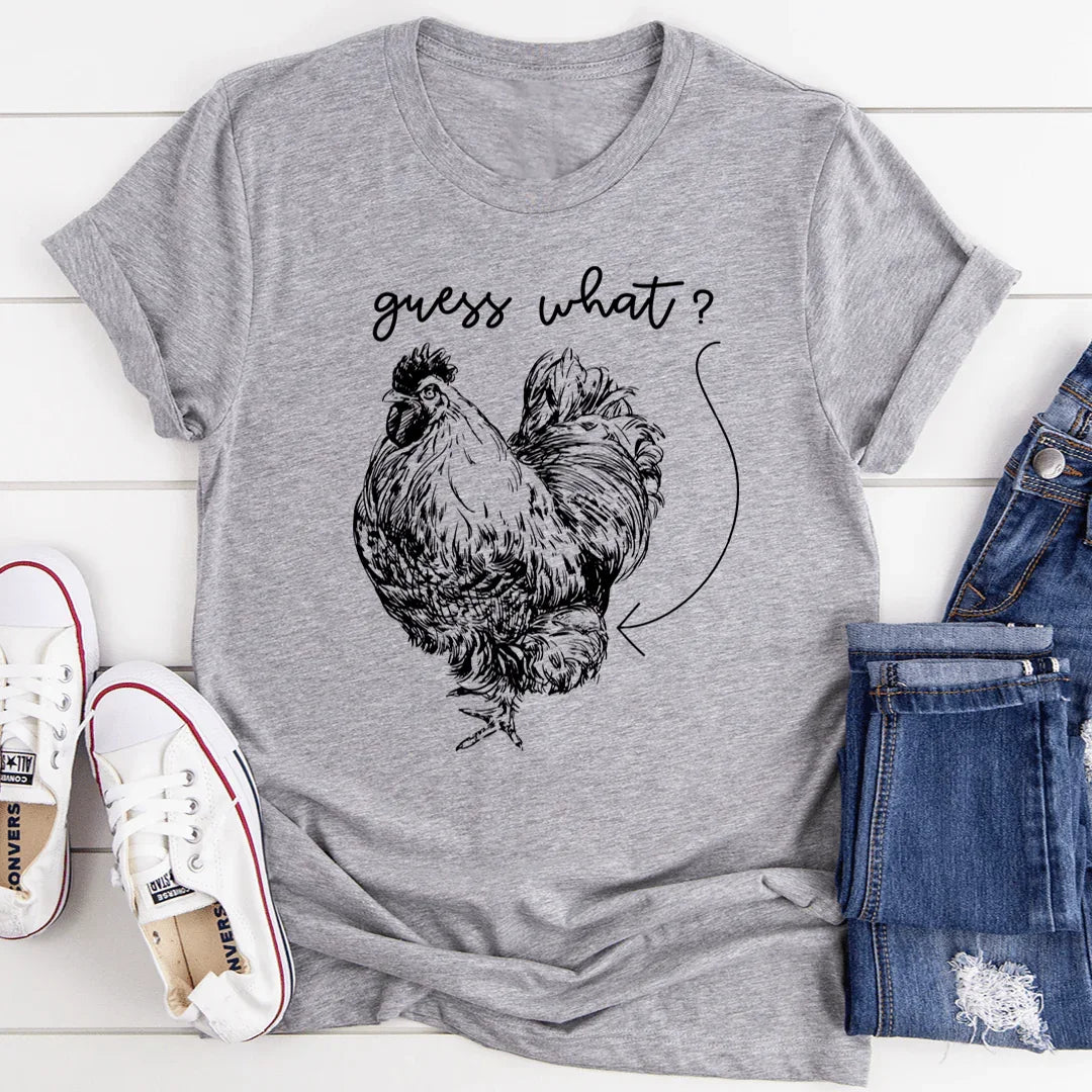 Guess What Tee Athletic Heather / S Peachy Sunday T-Shirt