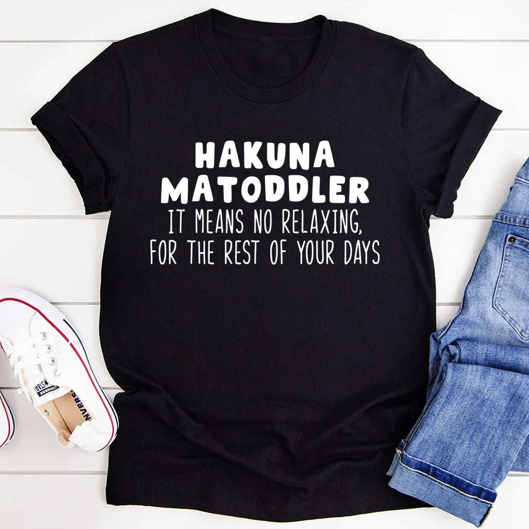 Hakuna Matoddler Tee Black Heather / S Peachy Sunday T-Shirt