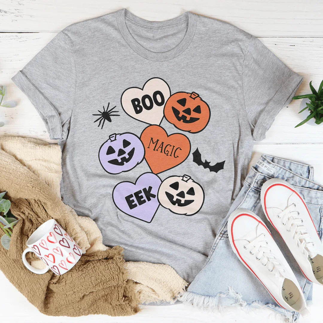 Halloween Candy Hearts Tee Peachy Sunday T-Shirt