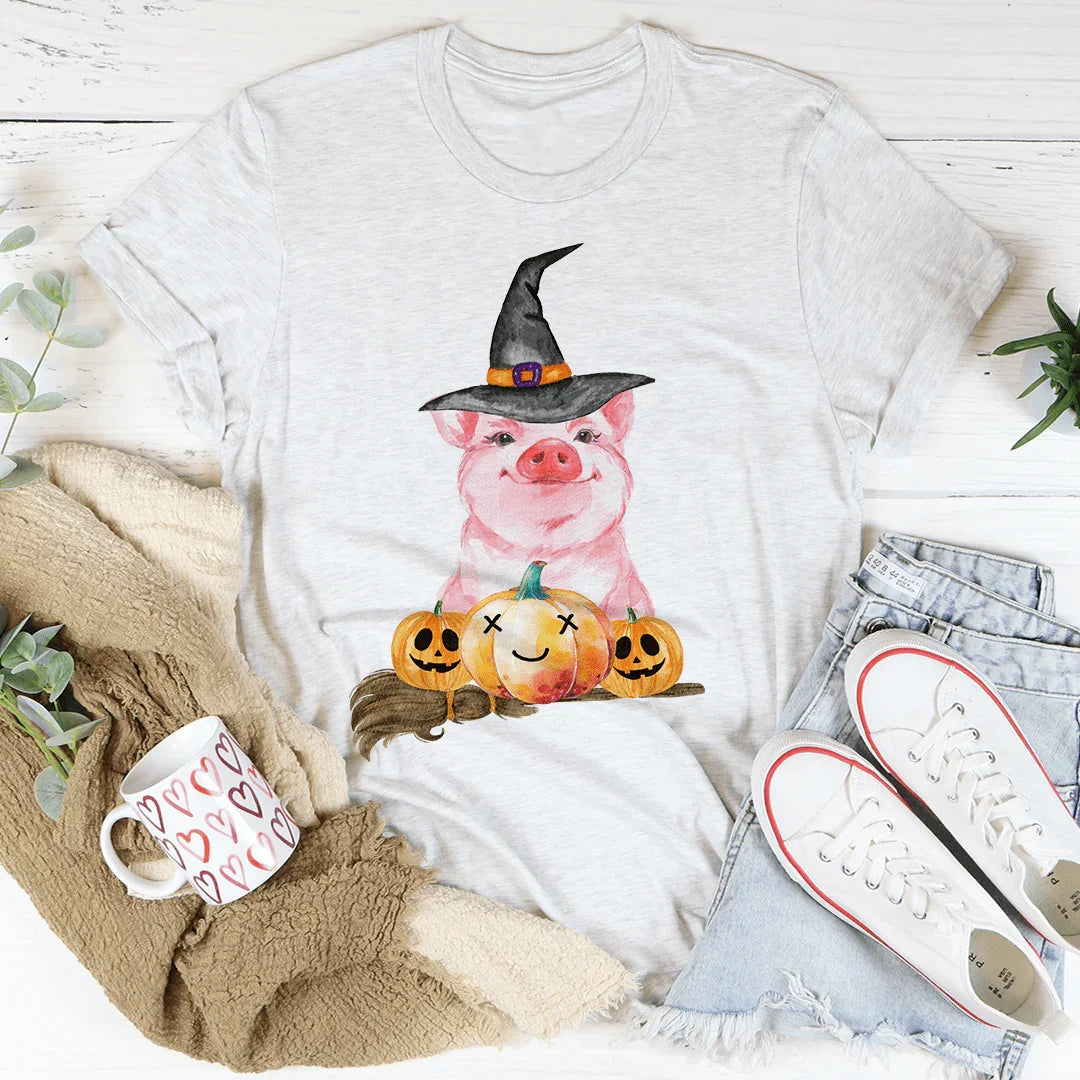 Halloween Pig Tee Ash / S Peachy Sunday T-Shirt