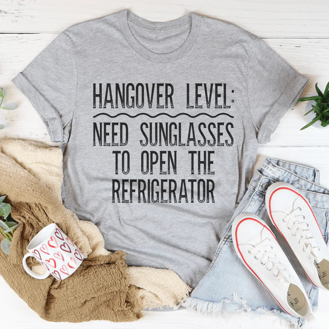 Hangover Level Tee Peachy Sunday T-Shirt
