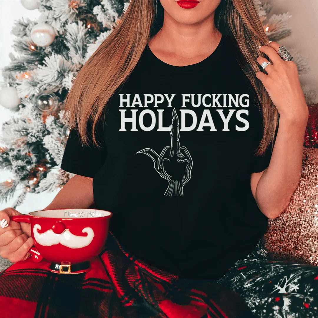 Happy Holidays Tee Peachy Sunday T-Shirt