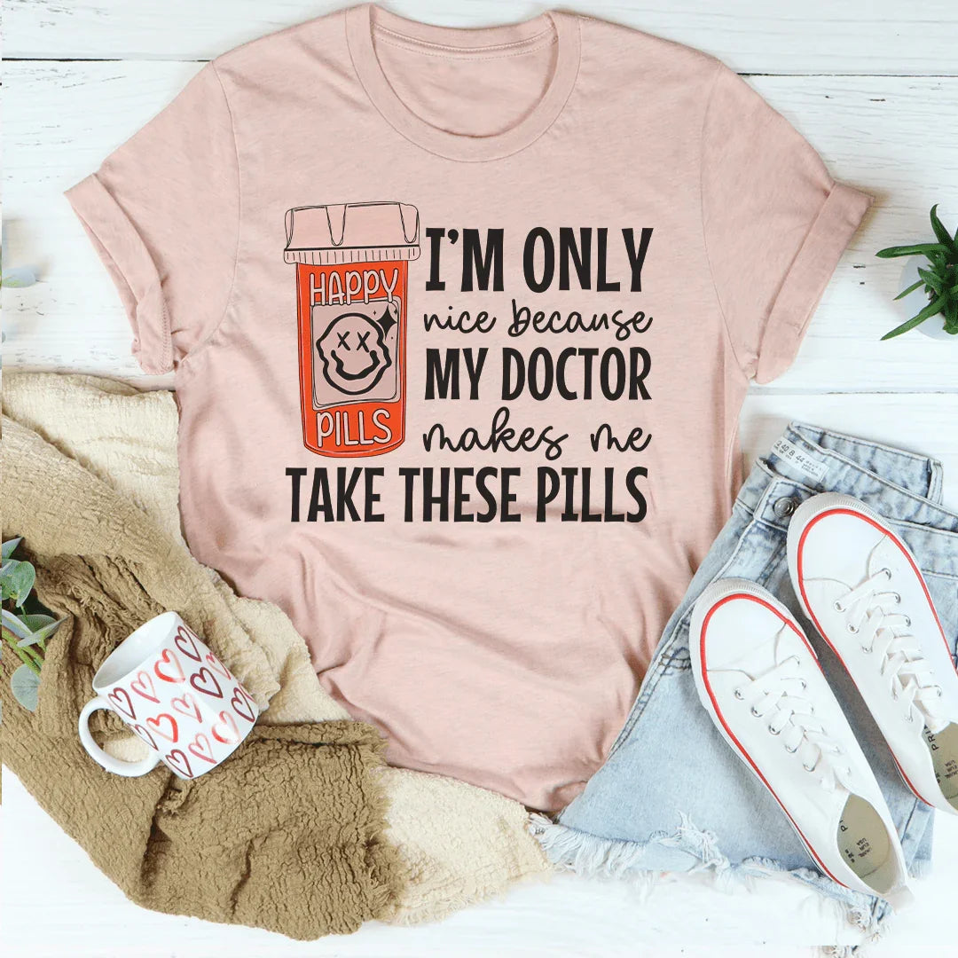 Happy Pills Tee Peachy Sunday T-Shirt