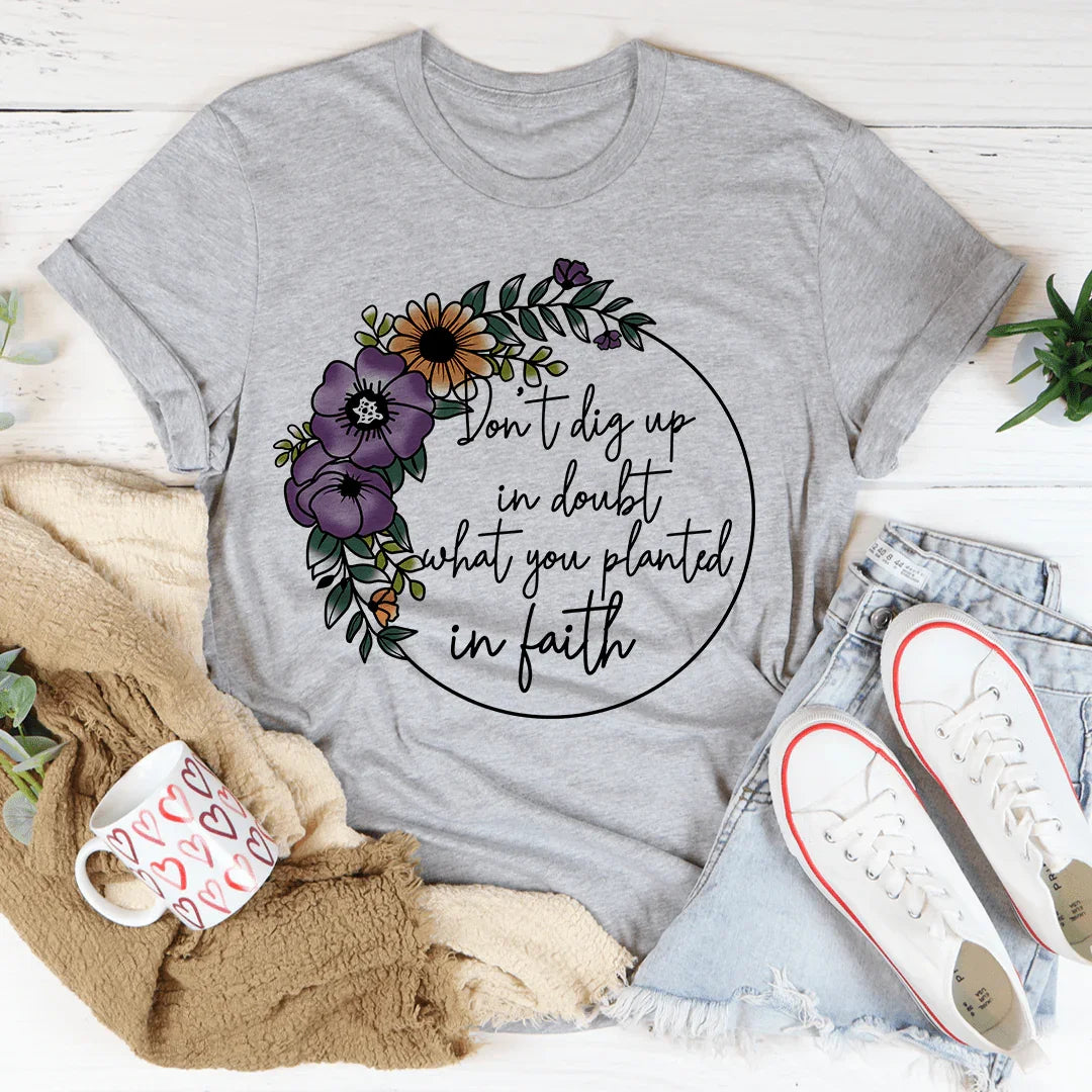 Have Faith Tee Athletic Heather / S Peachy Sunday T-Shirt