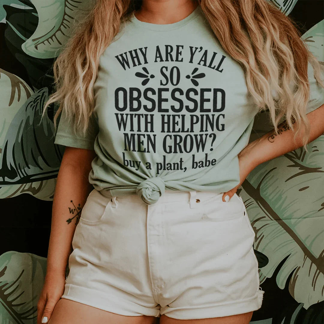 Helping Men Grow Tee Peachy Sunday T-Shirt