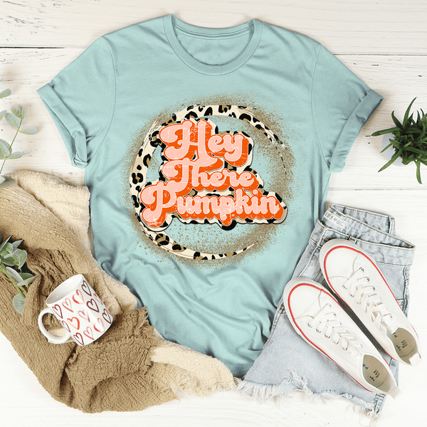 Hey There Pumpkin Tee Heather Prism Dusty Blue / S Peachy Sunday T-Shirt