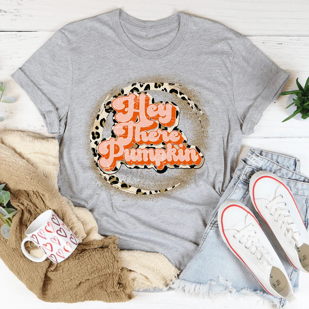 Hey There Pumpkin Tee Heather Prism Peach / S Peachy Sunday T-Shirt