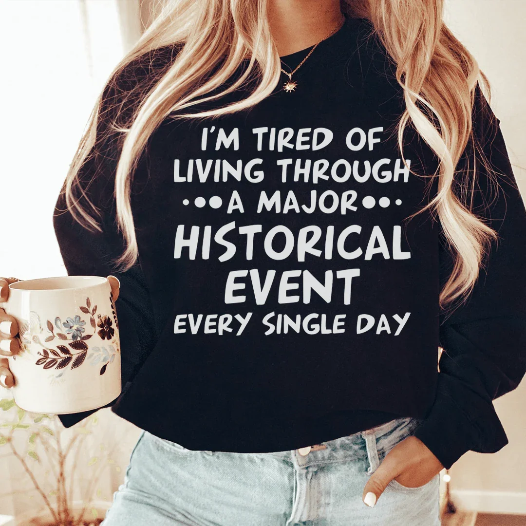 Historical Event Sweatshirt Black / S Peachy Sunday T-Shirt