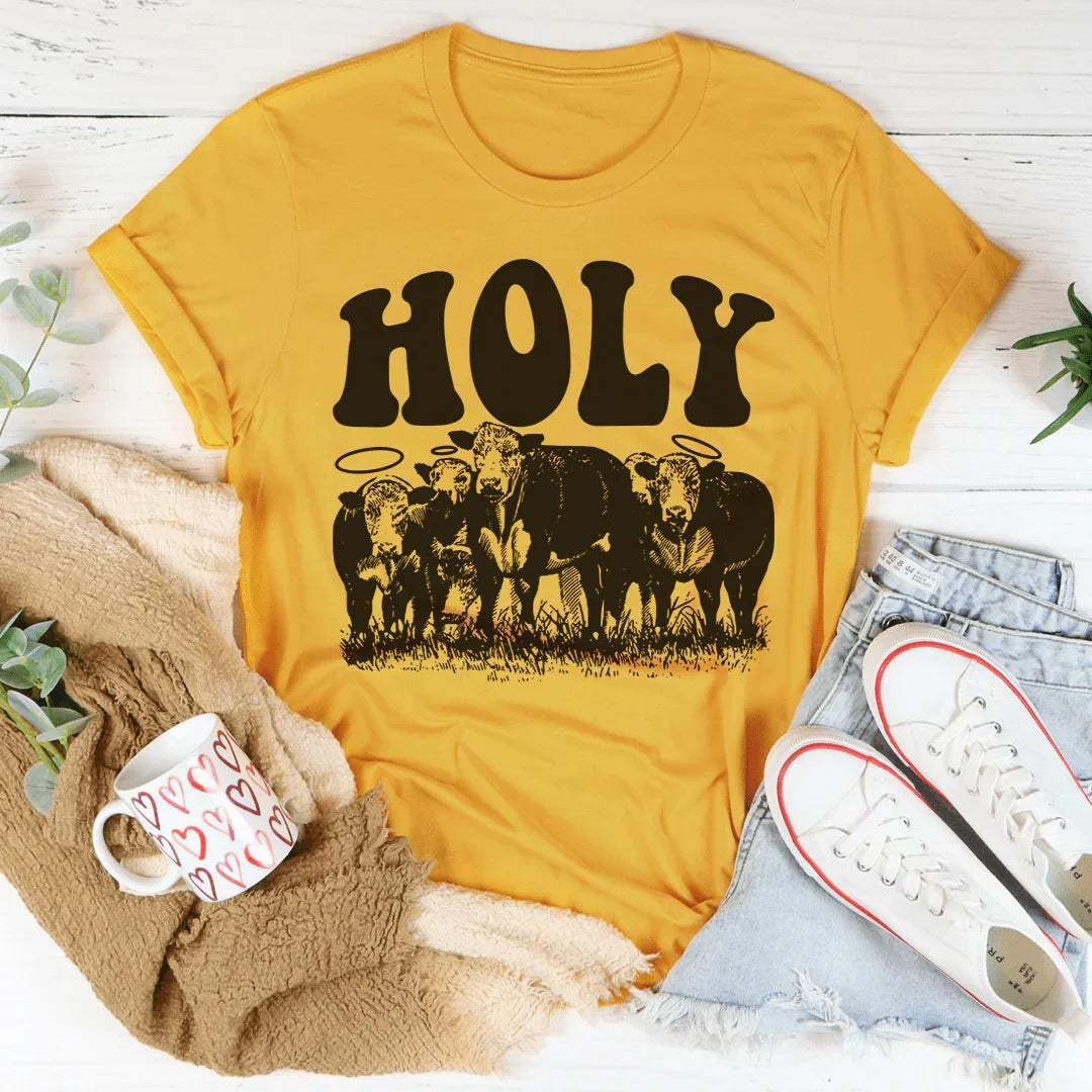 Holy Cow Tee Mustard / S Peachy Sunday T-Shirt