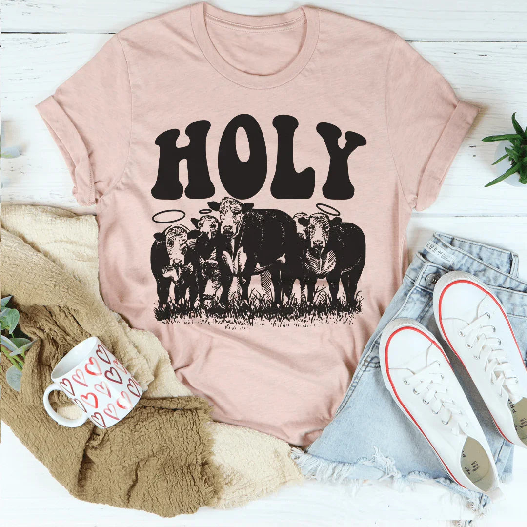Holy Cow Tee Peachy Sunday T-Shirt