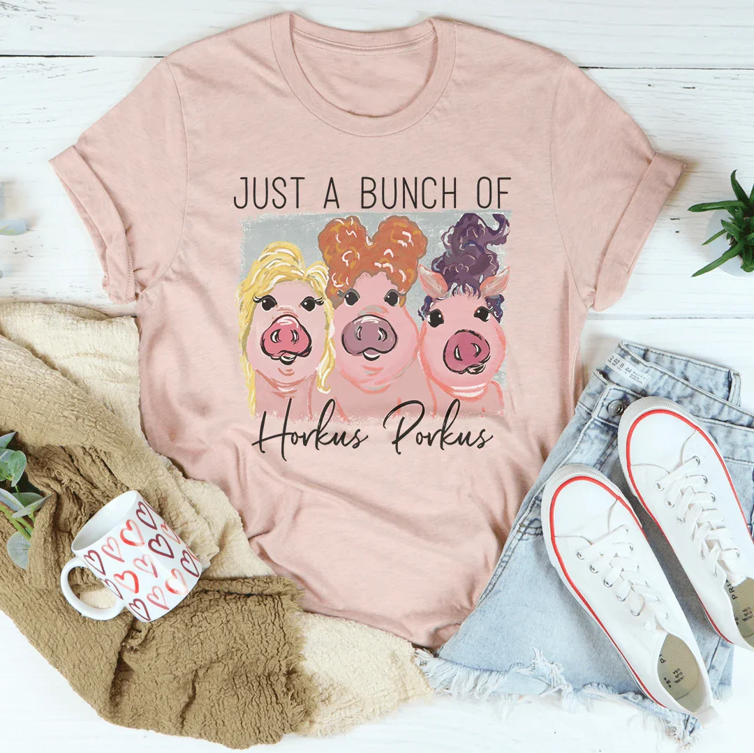 Horkus Porkus Tee Peachy Sunday T-Shirt