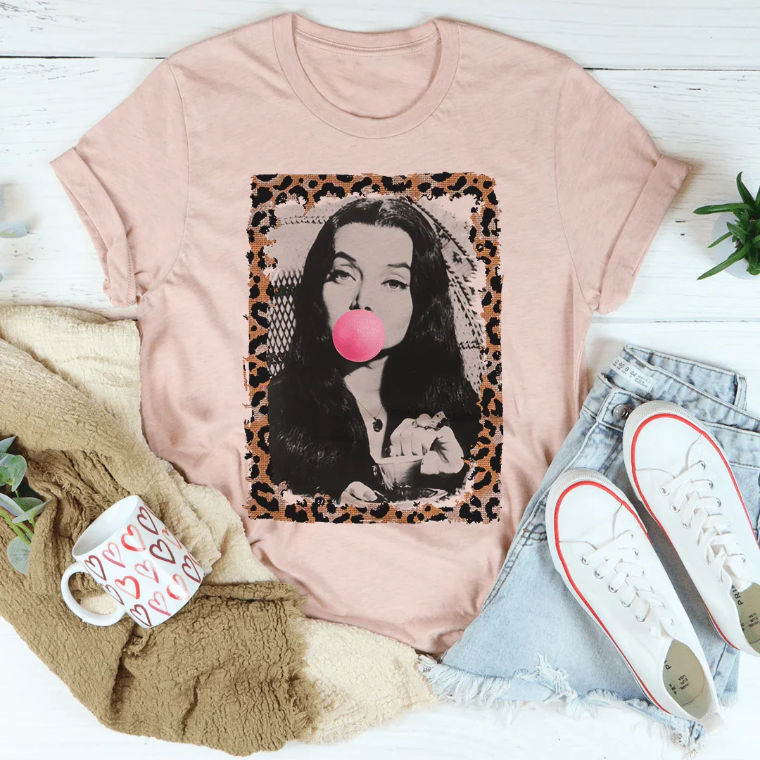 Horror Queen Bubble Gum Tee Heather Prism Peach / S Peachy Sunday T-Shirt