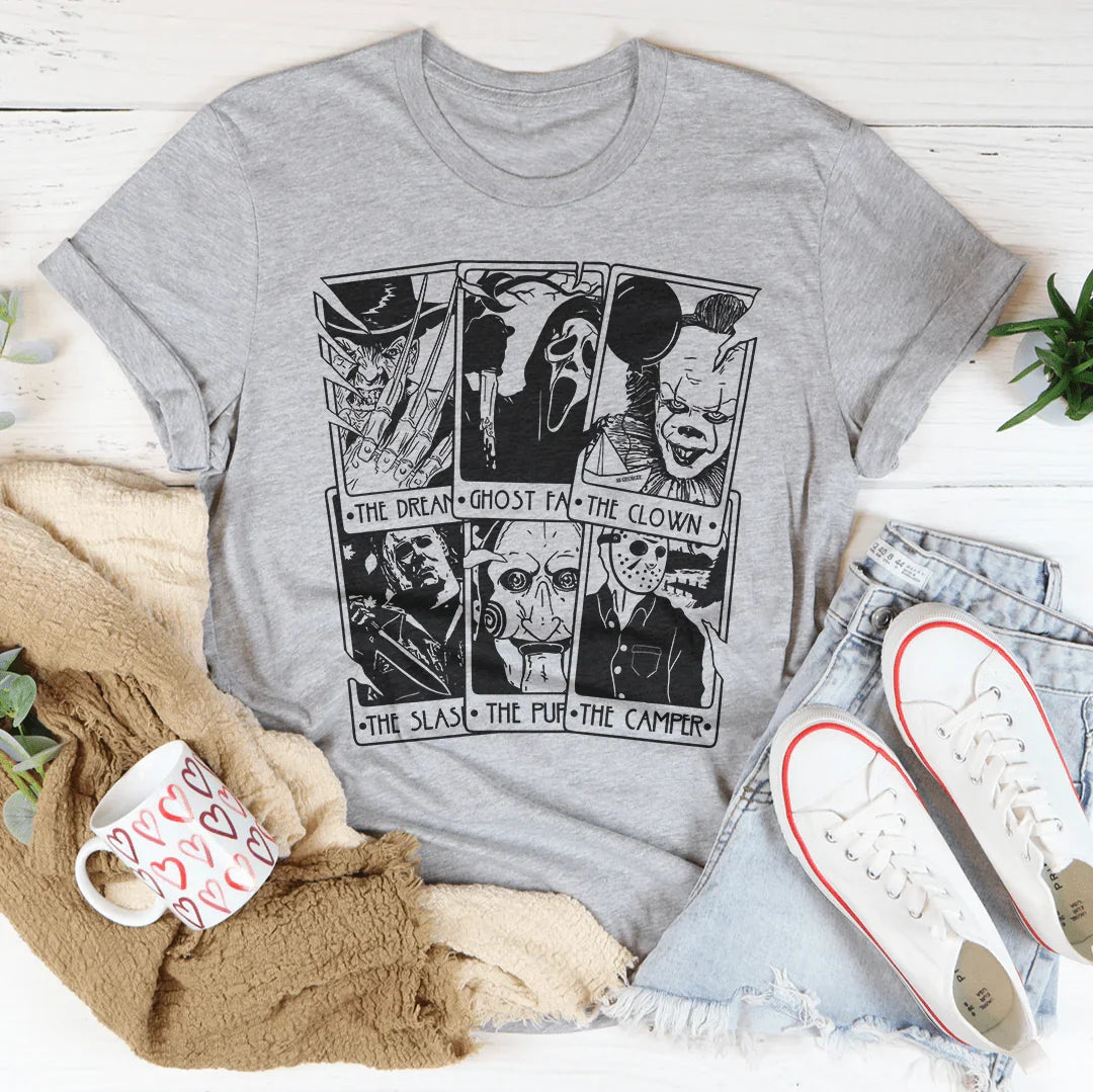 Horror Tarot Tee Athletic Heather / S Printify T-Shirt T-Shirt