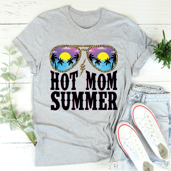 Hot Mom Summer Tee Athletic Heather / S Peachy Sunday T-Shirt