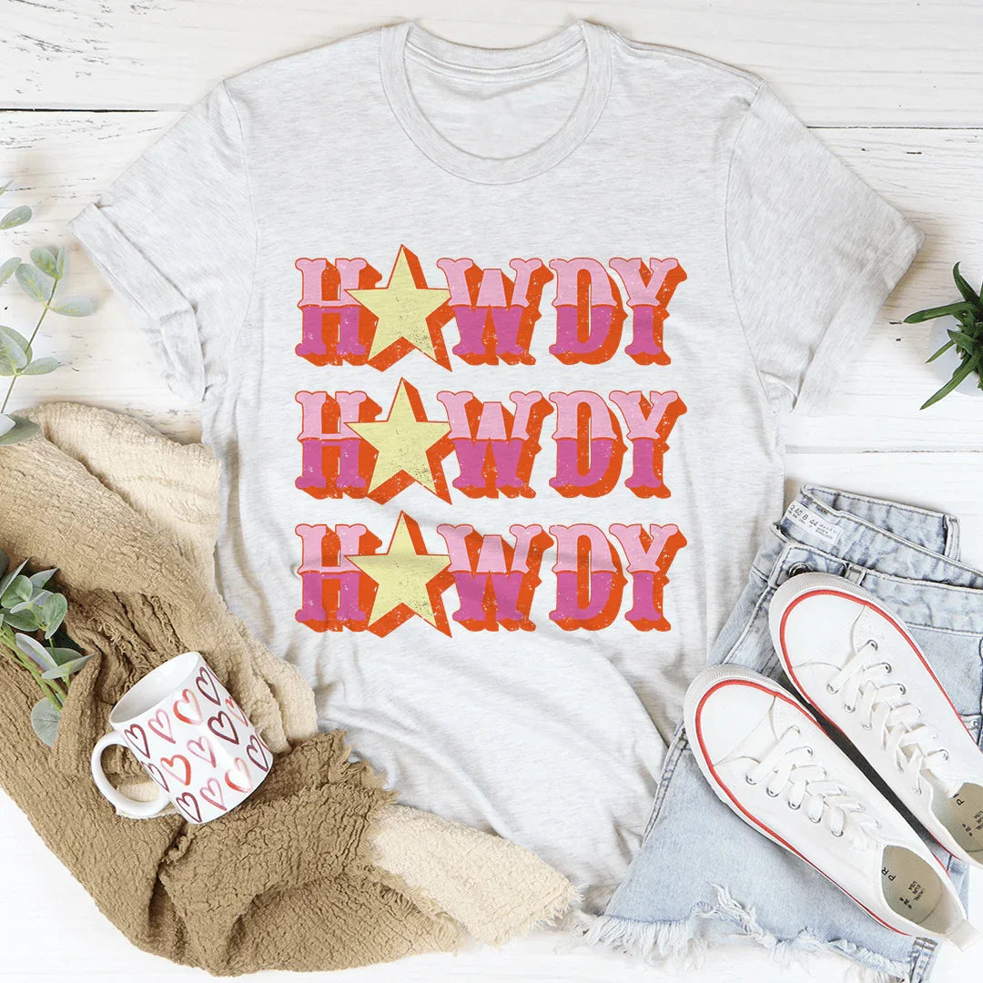 Howdy Western Tee White / S Peachy Sunday T-Shirt