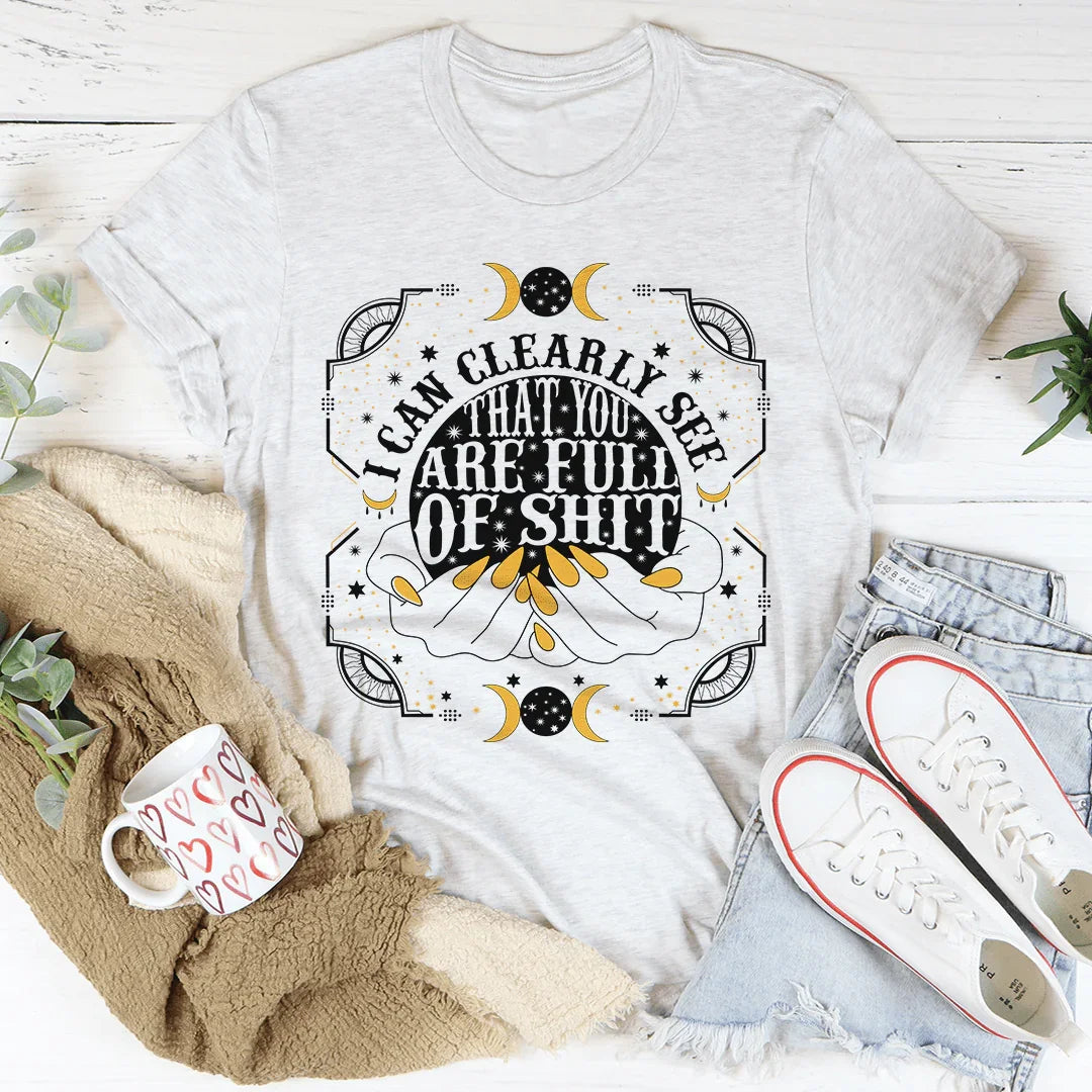 I Can Clearly See Tee White / S Peachy Sunday T-Shirt