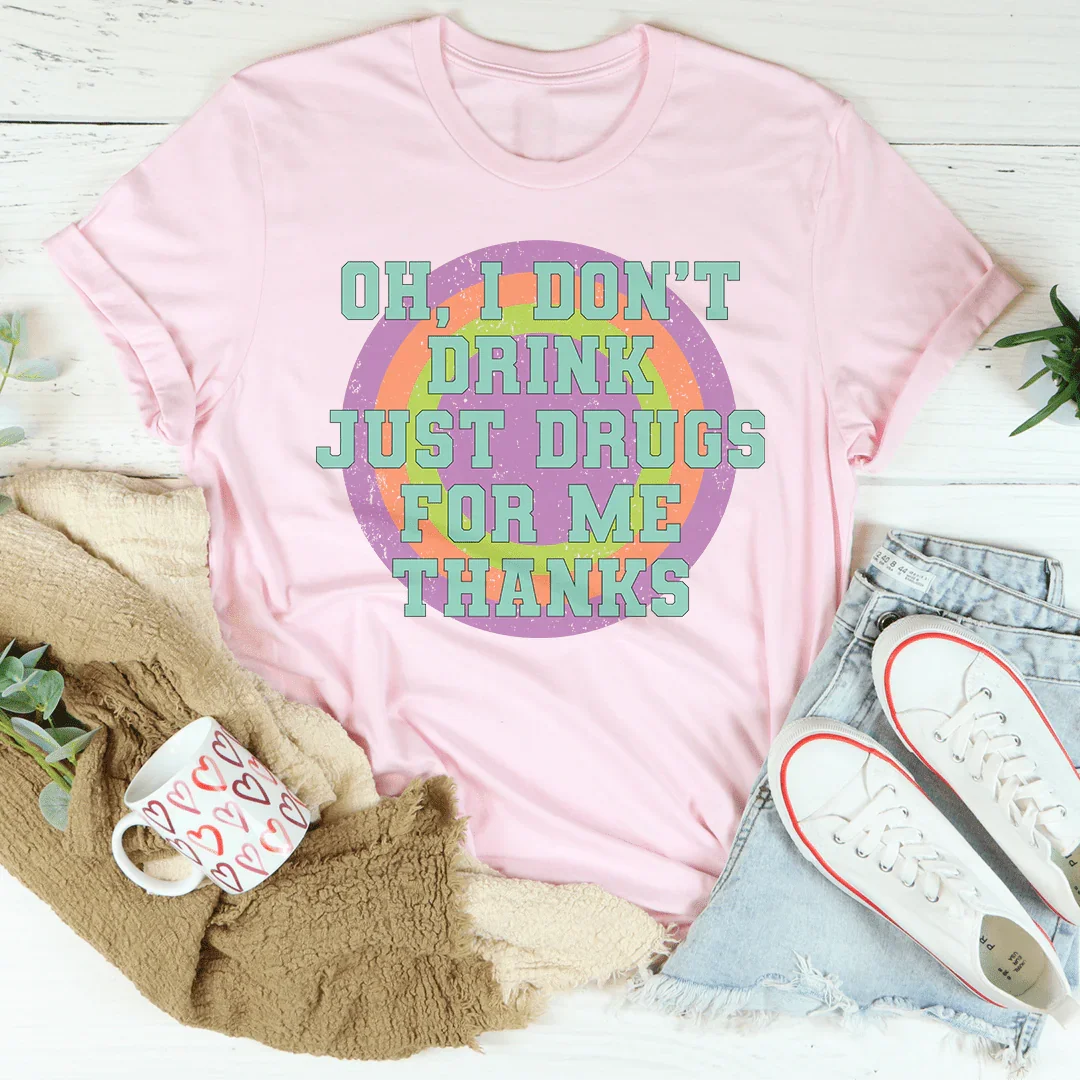 I Don't Drink Tee Peachy Sunday T-Shirt