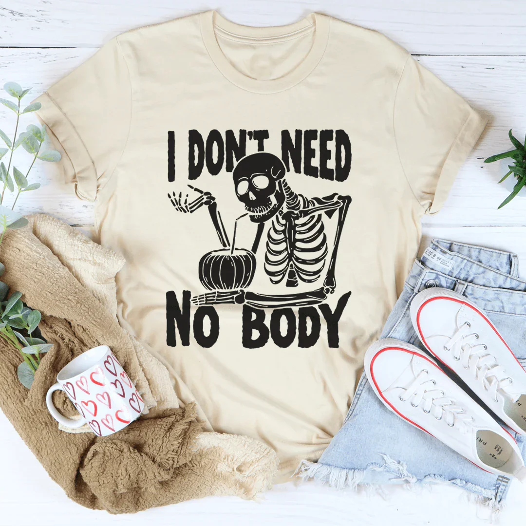I Don't Need Nobody Tee Heather Dust / S Peachy Sunday T-Shirt