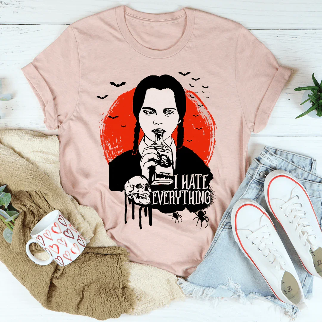 I Hate Everything Tee Heather Prism Peach / S Peachy Sunday T-Shirt