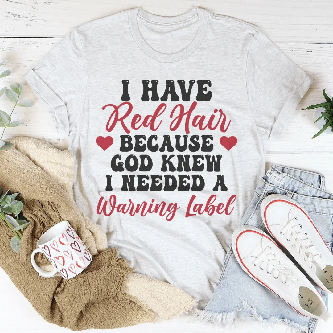 I Hate Red Hair Tee Ash / S Peachy Sunday T-Shirt