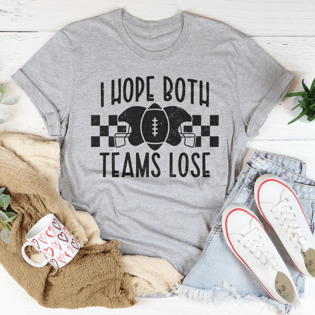 I Hope Both Teams Lose Tee Athletic Heather / S Peachy Sunday T-Shirt