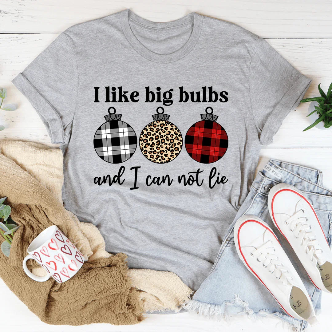I Like Big Bulbs Tee Athletic Heather / S Peachy Sunday T-Shirt