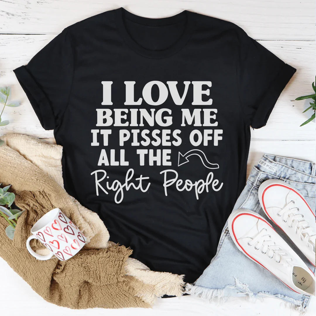 I Love Being Me Tee Peachy Sunday T-Shirt