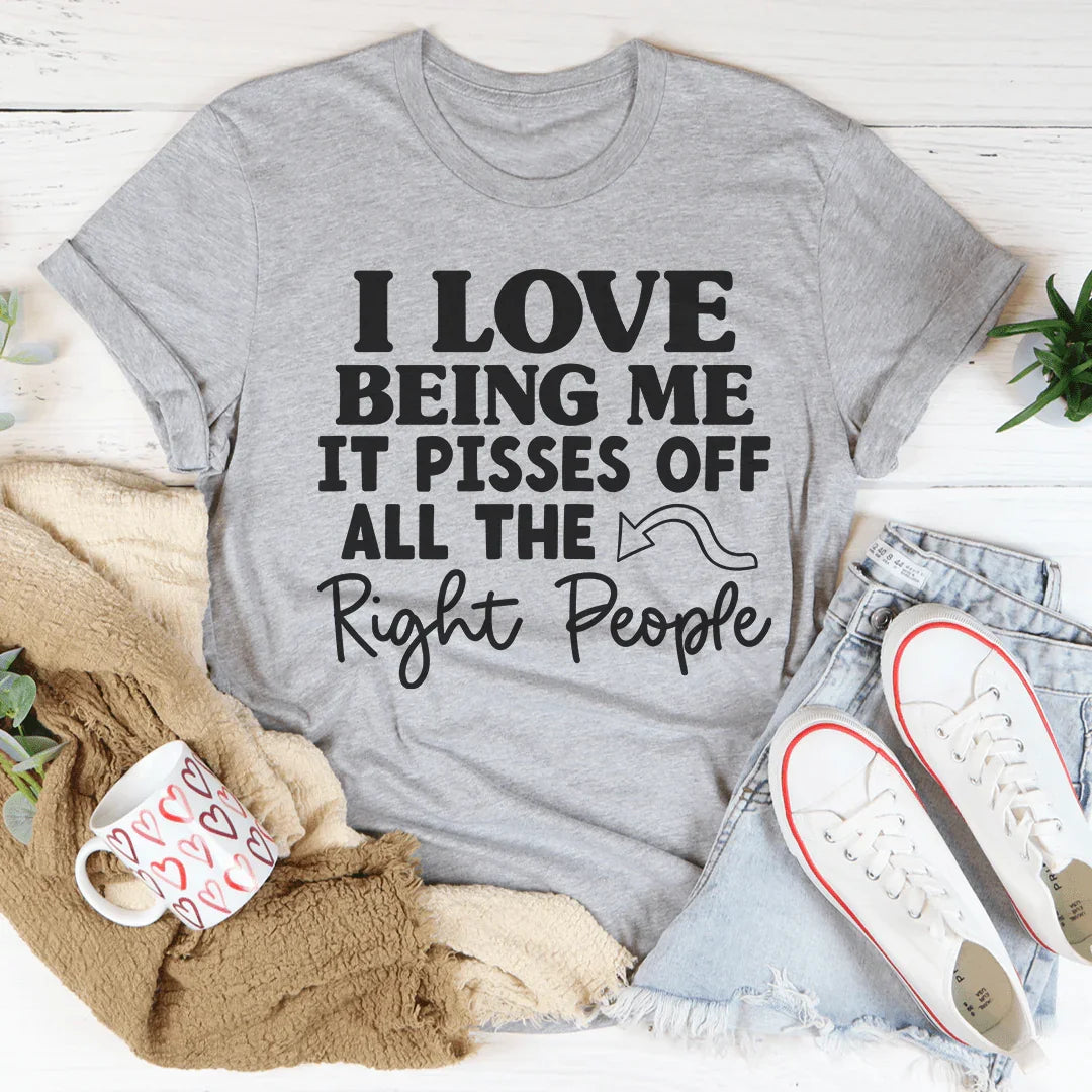I Love Being Me Tee Peachy Sunday T-Shirt