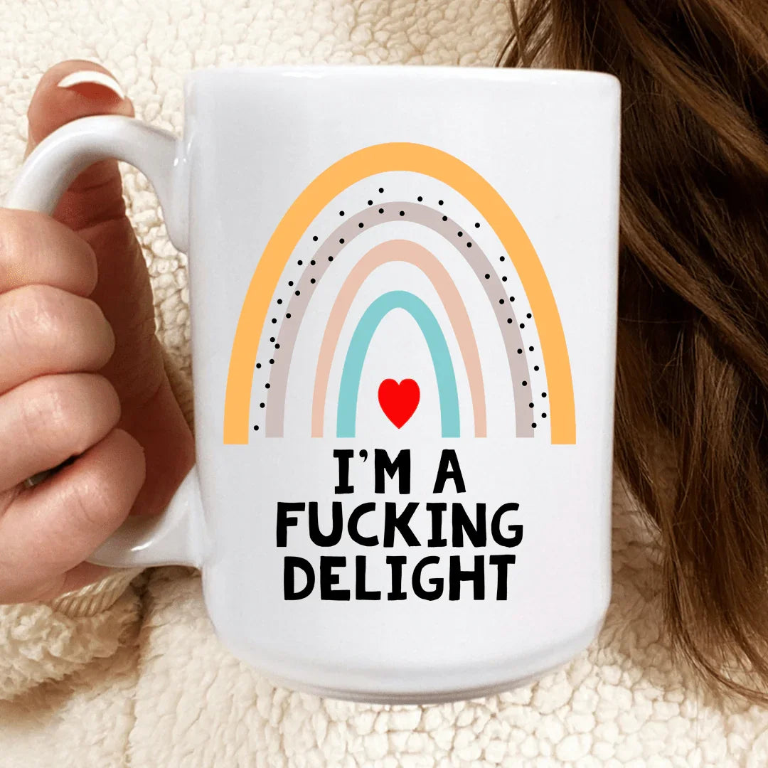 I'm A Delight Mug White / One Size CustomCat Drinkware T-Shirt