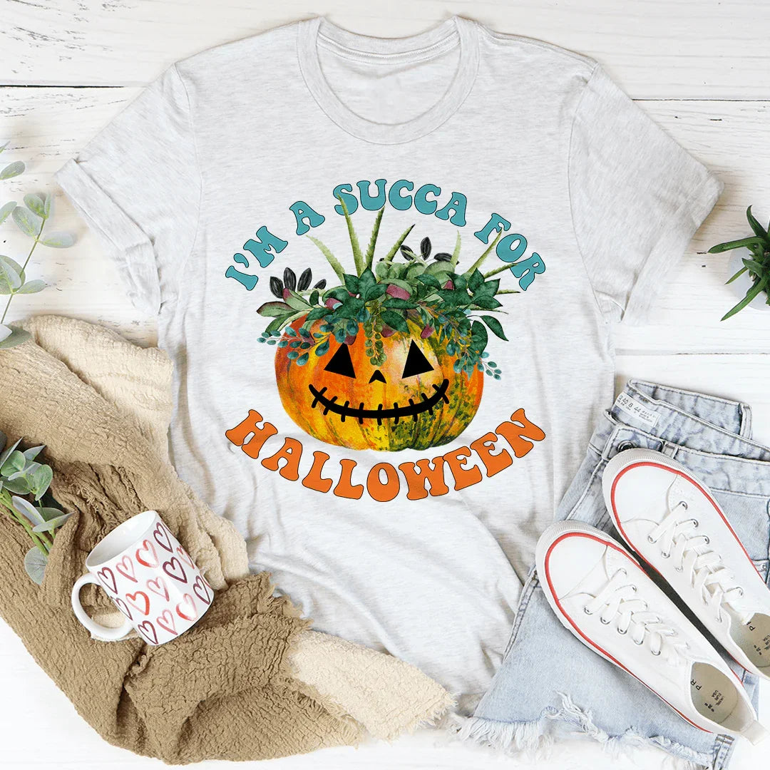 I'm A Succa For Halloween Tee Ash / S Peachy Sunday T-Shirt