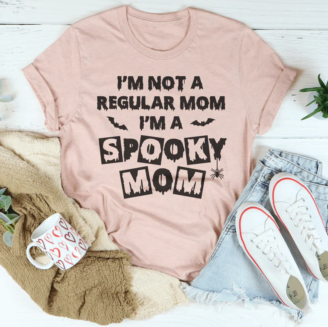 I'm Not A Regular Mom I'm A Spooky Mom Tee Peachy Sunday T-Shirt