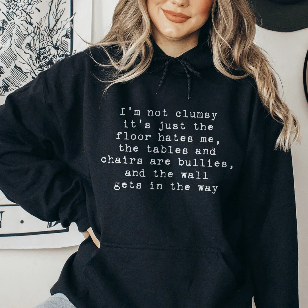 I'm Not Clumsy Hoodie Black / S Peachy Sunday T-Shirt