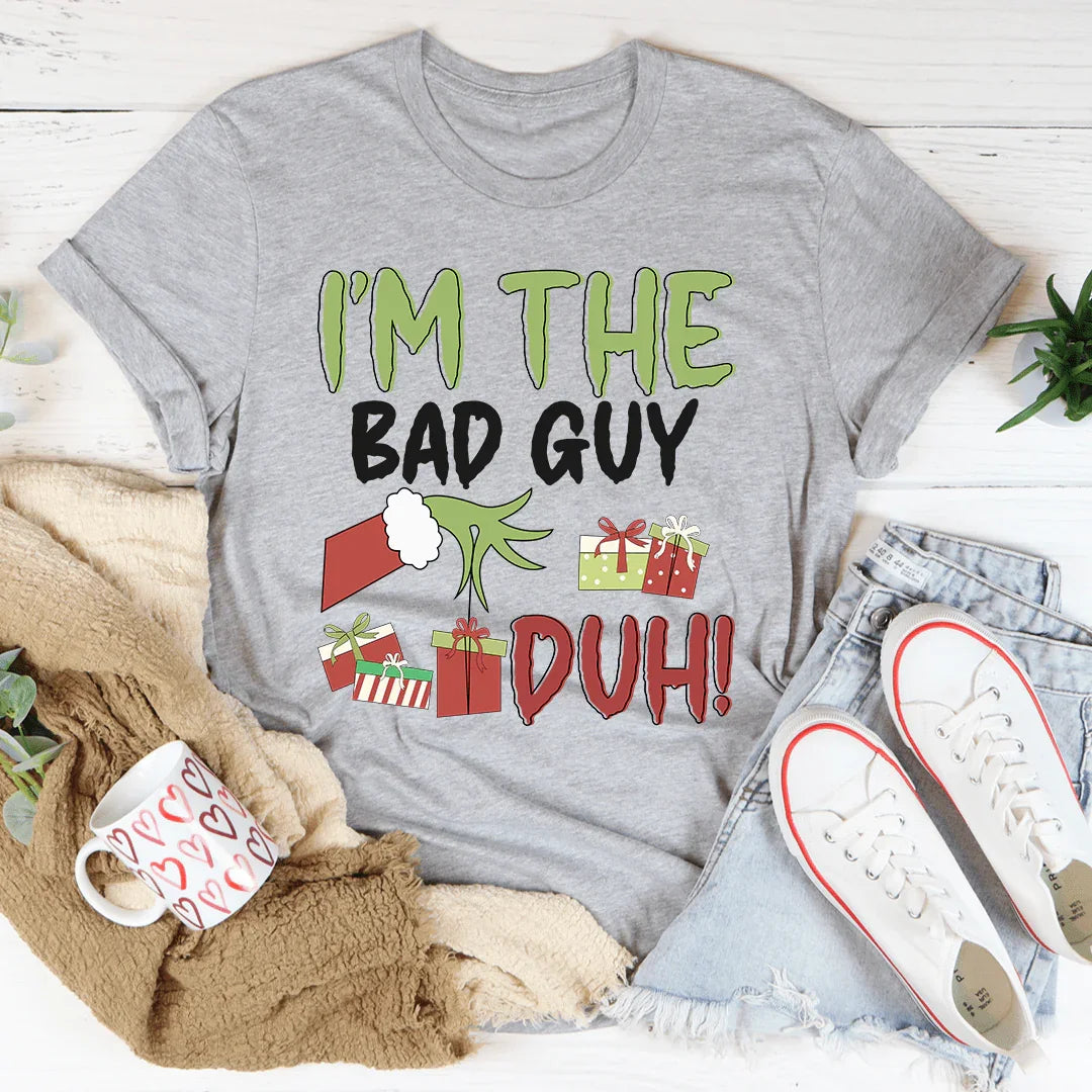 I'm The Bad Guy Tee Athletic Heather / S Peachy Sunday T-Shirt