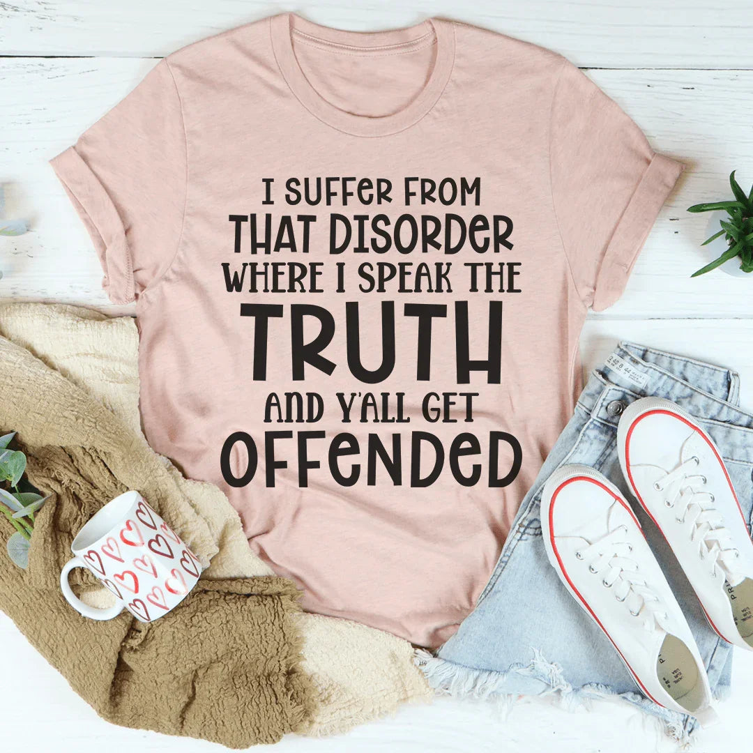 I Speak The Truth Tee Heather Prism Peach / S Peachy Sunday T-Shirt