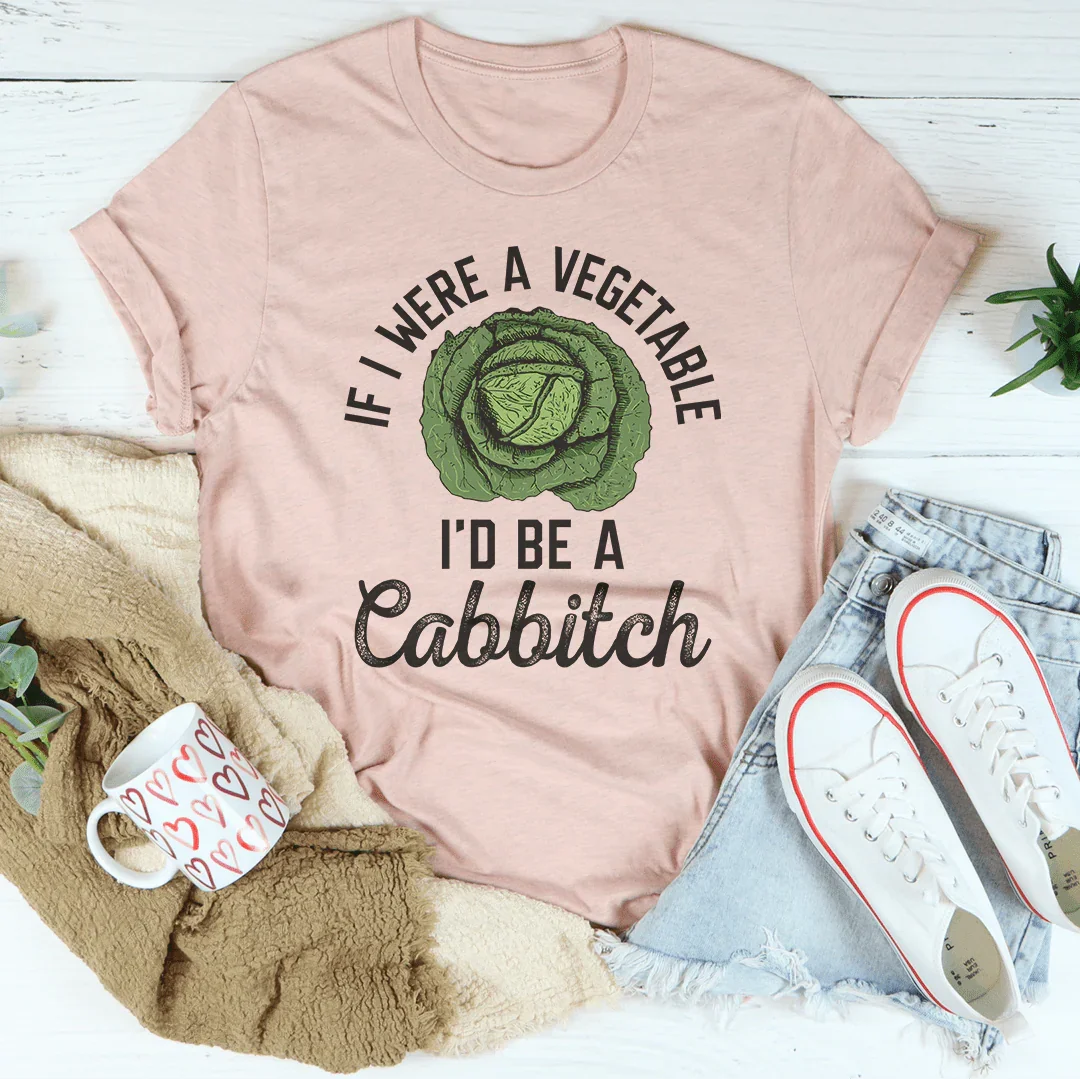 If I Were A Vegetable Tee Heather Prism Peach / S Peachy Sunday T-Shirt