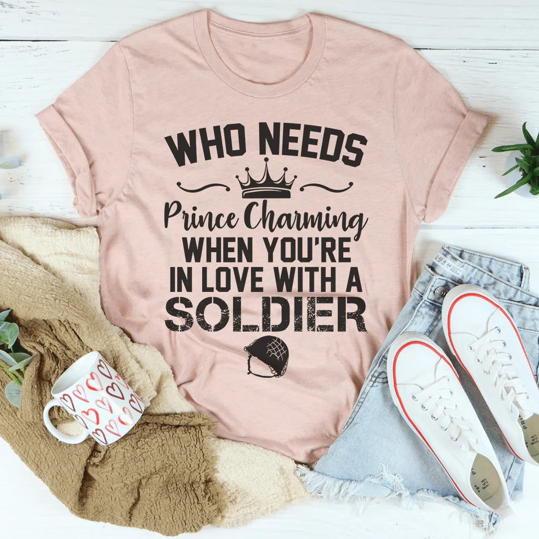 In Love With A Soldier Tee Peachy Sunday T-Shirt