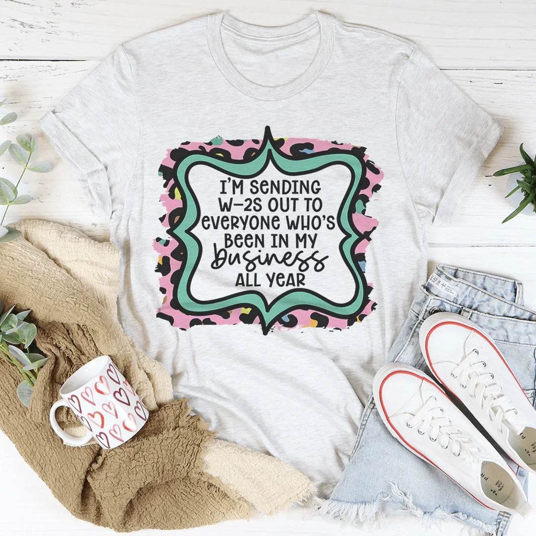 In My Business Tee Ash / S Peachy Sunday T-Shirt