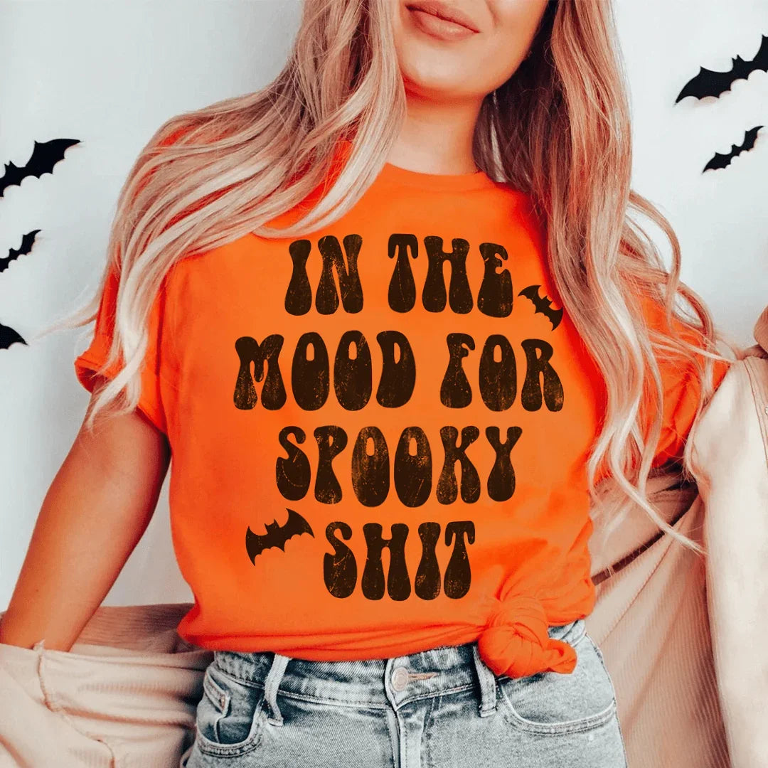 In The Mood Halloween Tee Burnt Orange / S Peachy Sunday T-Shirt
