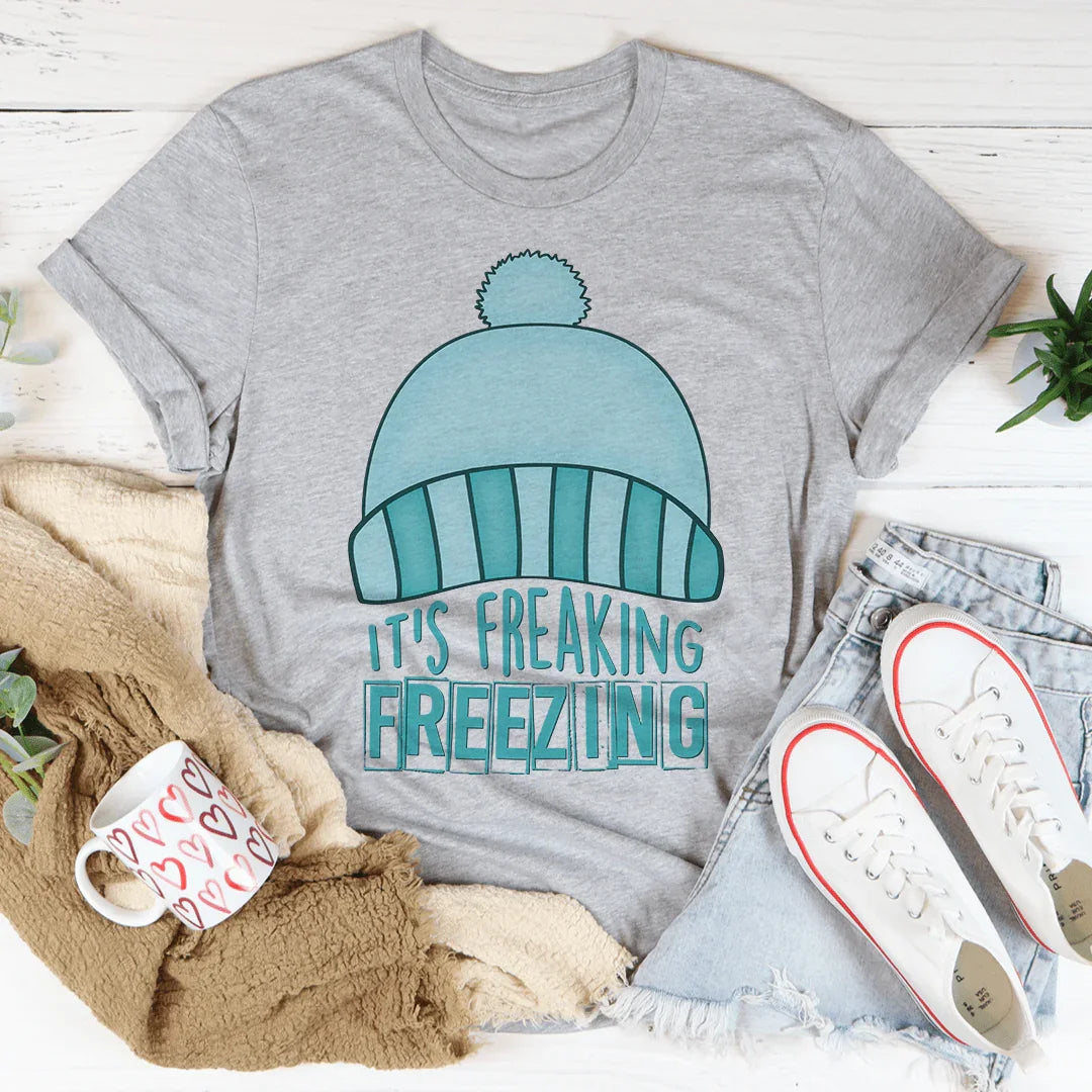 It's Freaking Freezing Tee Athletic Heather / S Peachy Sunday T-Shirt