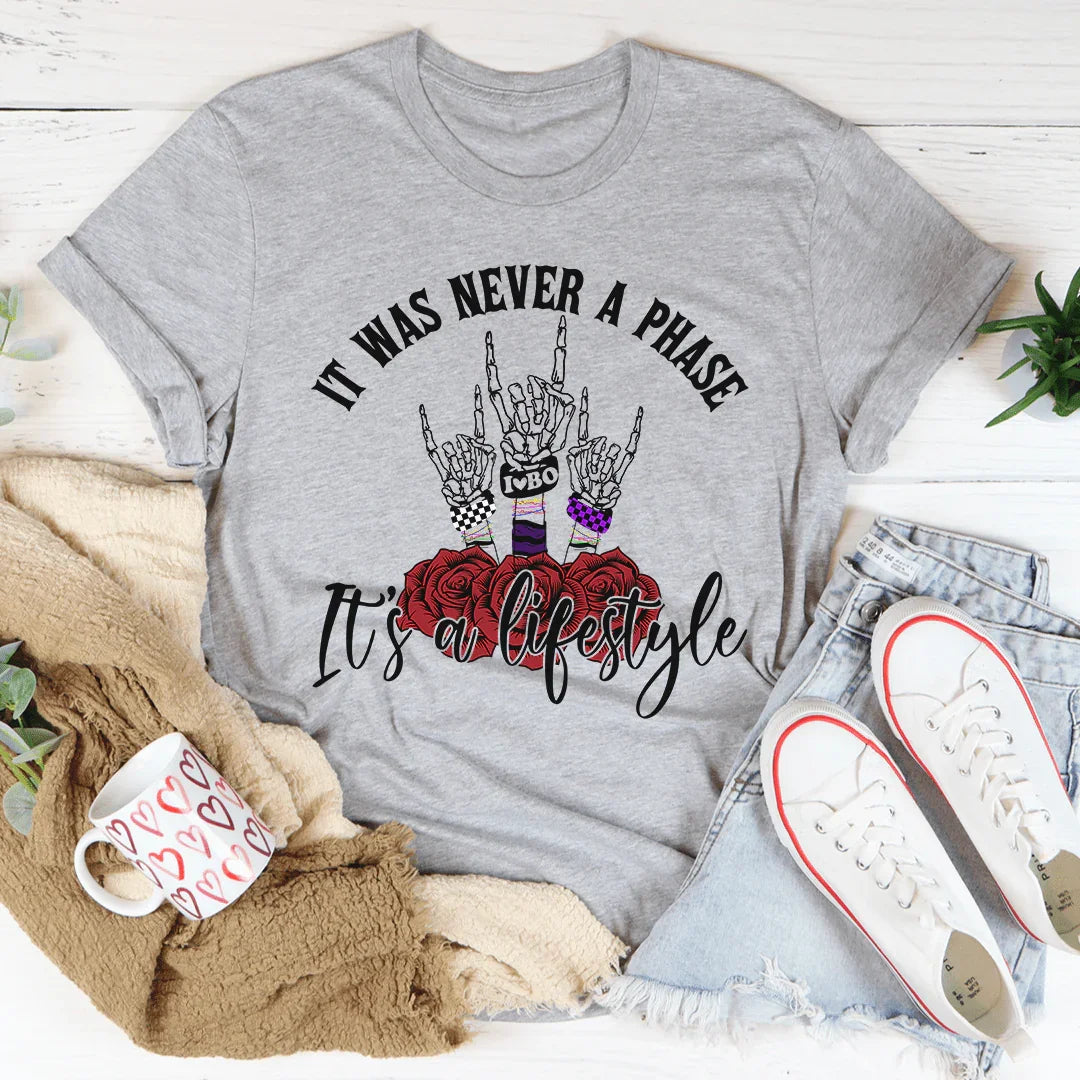 It Was Never A Phase Emo Tee Athletic Heather / S Peachy Sunday T-Shirt
