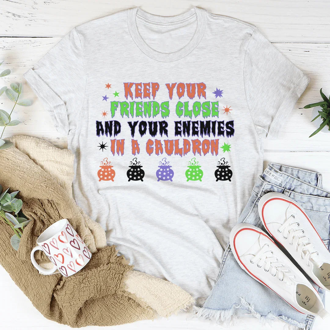 Keep Your Friends Close Tee Ash / S Peachy Sunday T-Shirt