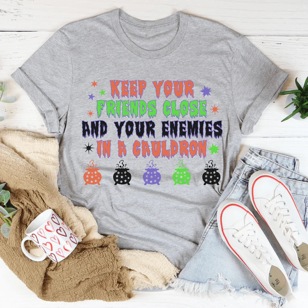 Keep Your Friends Close Tee Athletic Heather / S Peachy Sunday T-Shirt