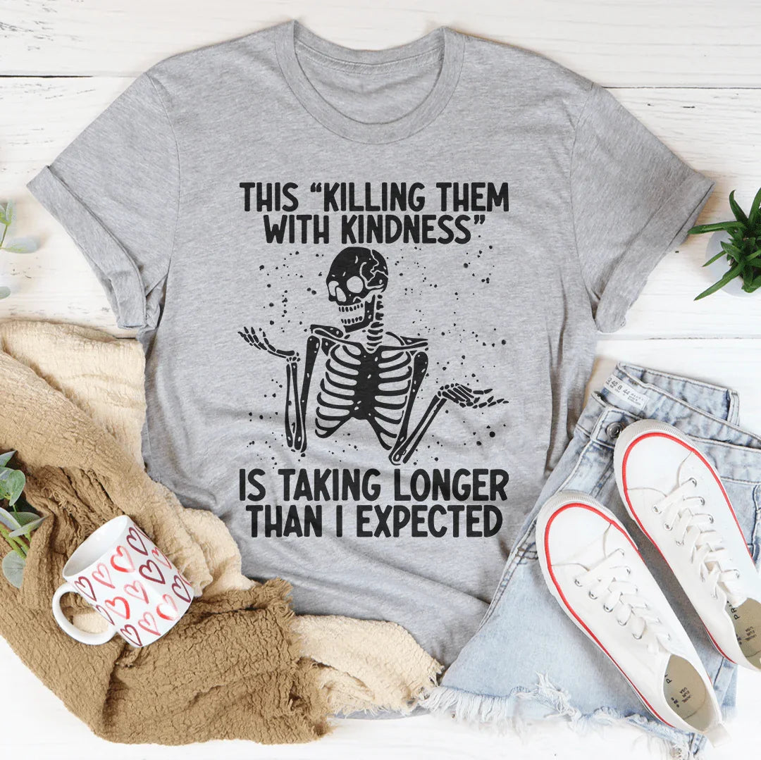 Kill Them With Kindness Tee Athletic Heather / S Peachy Sunday T-Shirt