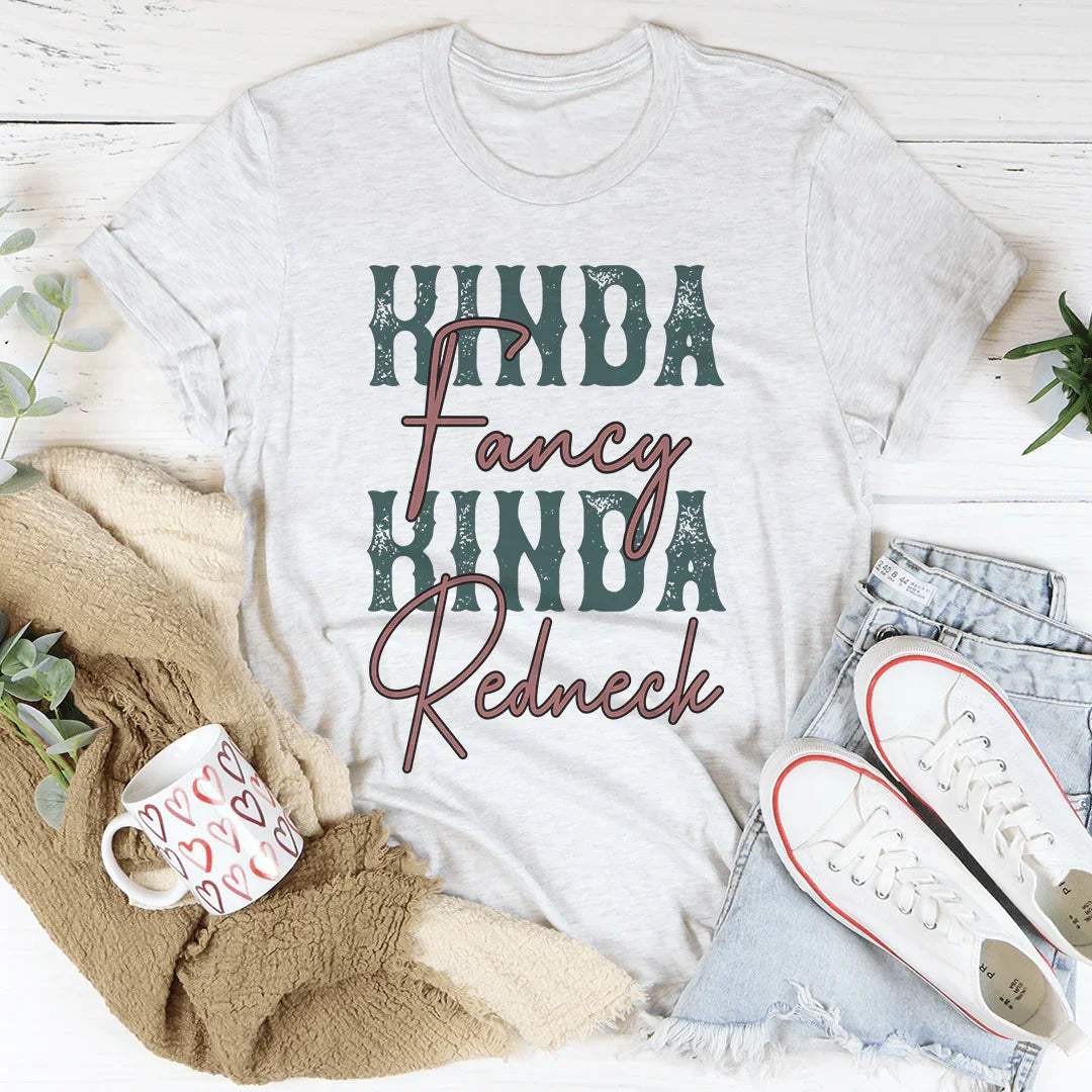 Kinda Fancy Kinda Redneck Tee Peachy Sunday T-Shirt