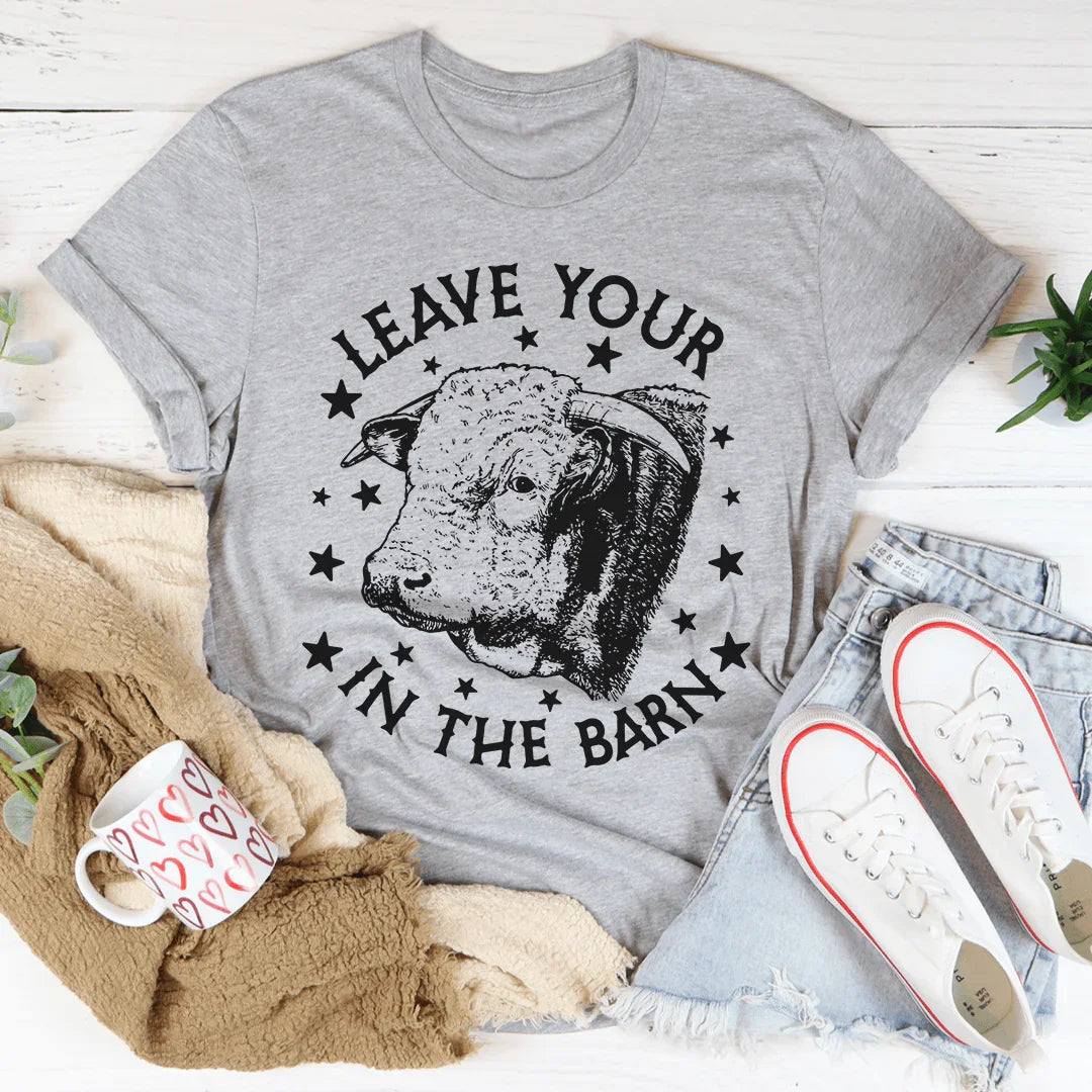 Leave Your Bull In The Barn Tee Athletic Heather / S Peachy Sunday T-Shirt
